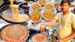 This Young Boy Making Huge Quantity Of Egg Tadka \u0026 Egg Bhurji । Street Food Of Kolkata । India