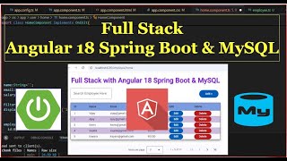 Build Full Stack App: Angular 18 Material + Spring Boot 3 + MySQL (2025) 🚀 Step-by-Step Tutorial