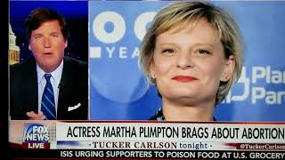 Martha Plimpton brags about abortion....