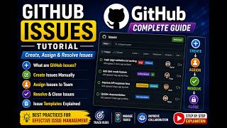 GitHub Issues Tutorial | Create, Assign & Resolve Issues | Issue Templates Explained #github