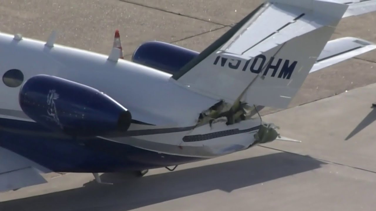 Ground Stop Lifted At Hobby Airport After 2 Private Jets Collide On ...