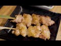 【晩酌風景】七輪で焼き鳥とビール...週末キッチンドリンカーの酒とメシ【ぼっち飲み】