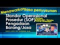 Penyusunan Standar Operasional Prosedur (SOP) AP Pengadaan Barang/Jasa karya ori Agus Arif Rakhman