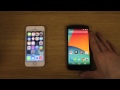 iPhone 5S iOS 7.0.6 vs. Google Nexus 5 Android 4.4 KitKat - Which Is Faster?