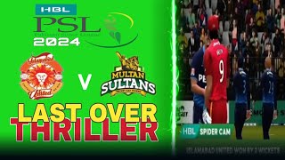 Last Over Thriller • Multan Sultans vs Islamabad United | Match 34 | Final | HBL PSL 9 |KHATTAKPLAY