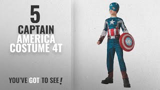 Top 10 Captain America Costume 4T [2018]: Rubies Captain America: The Winter Soldier Retro-Style