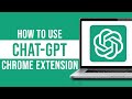 How to Use ChatGPT Google Chrome Extension