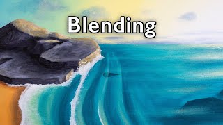 Tricks for blending acrylic paints like oils!