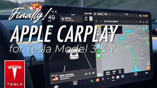 How to get Apple CarPlay for your Tesla Model 3 & Y Center Touchscreen Display! #2023 #tesla #model3