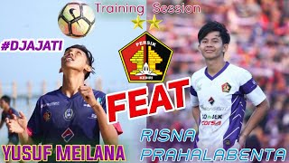 Training Session Yusuf Meilana With Risna Prahalabenta●||●Persik Kediri