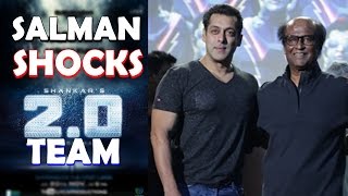 Salman Khan SHOCKING Entry at 2.0 First Look Launch - Rajinikanth - Shankar | Silly Monks