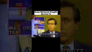Scary Moments Caught On Live Tv #shorts