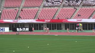 2015日本選手権女子400m予選1組 新宅麻未54.52 Asami SHINTAKU1st 千葉麻美54.66