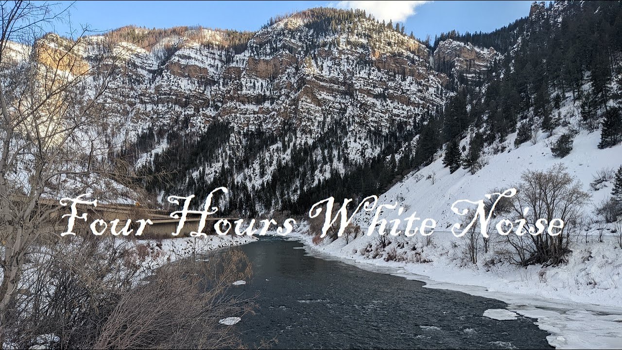4 Hour White Noise W Alarm Black Screen Youtube