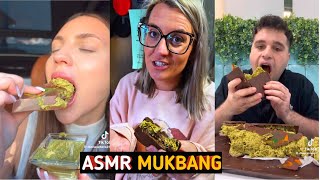 Dessert TikTok ASMR mukbang compilation | Coklat Dubai Mukbang | Mahal nura