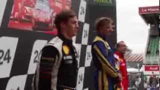 Гимн Украины на подиуме Ferrari Challenge