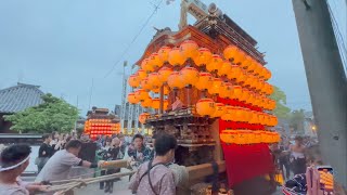 下半田地区祭礼　６　業葉神社　曳き出し　2024年4月20日