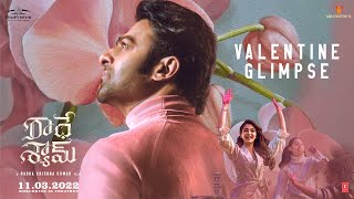 Radhe Shyam (Telugu) Valentine Glimpse | Prabhas | Pooja Hegde | Radha Krishna | UV Creations
