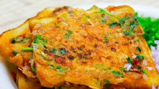 ದಿಢೀರನೆ ಮಾಡಿ ರುಚಿಯಾದ ಬ್ರೆಡ್ ಆಮ್ಲೆಟ್ || Bread omlette Recipe