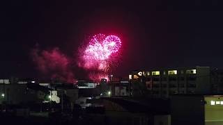 大館大文字まつり　大文字焼きと打ち上げ花火