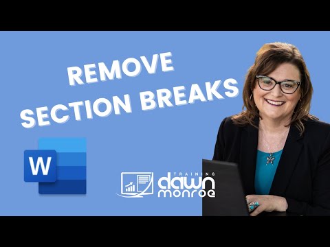 Remove Section Breaks | Microsoft Word