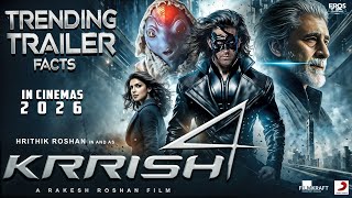 Krrish 4 | TRENDING TRAILER Facts| Hrithik Roshan | Priyanka C| Shraddha Kapoor| Rakesh Roshan