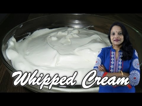 Whipped Cream (in Hindi with English subs) | How to make Icing cream Whipped Cream (in Hindi with English subs) | How to make Icing cream