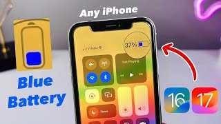 How to change iPhone Battery Colour icon any iPhone - iPhone Battery Colour Customization (iOS 17)