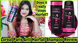 Loreal Paris Fall Resist 3X Anti Hair Fall Shampoo Review|SHOTS BY SNIGDHA