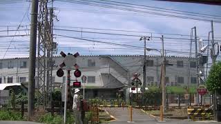 00792　紀ノ川5号踏切　和歌山競輪場の近くの踏切　ＪＲ紀勢本線の踏切