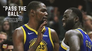 Aftermath of the Kevin Durant/Draymond Green Argument