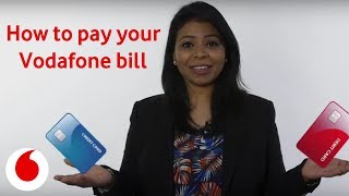 How to pay your bill through My Vodafone App