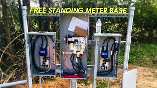 Electrical Service P5 | Building Free Standing Meter Base P2 | DIY Barn House Design Build