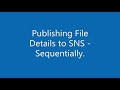 Part 6 - Working with AWS SNS in Java. Publishing to SNS, Sequentially