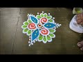 1நிமிடத்தில் போட குட்டி🌺கோலம் simple kolam rangoli pulli beginners@mahalakshmimarudhamani yh5nj