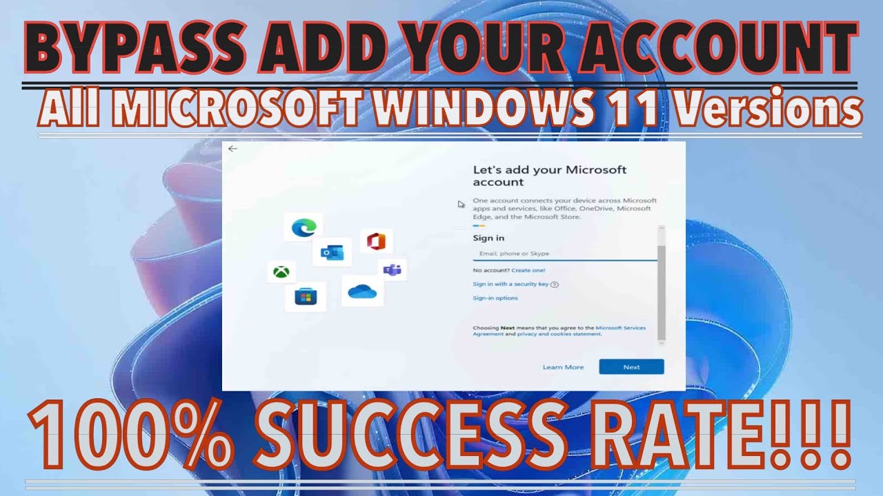 How To Bypass/Skip Add Your Microsoft Account In Windows 11 WITHOUT ...