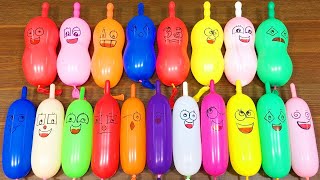 Satisfying Asmr Slime Video 562 : Making Dazzling Rainbow Slime With Funny Balloons!