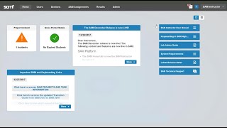 SAM Has a New Instructor Dashboard