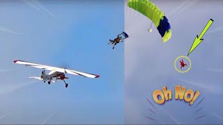 RC SKYDIVER | PARACHUTIST JUMP GOES WRONG AND CRASH