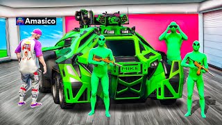 Am FURAT masina SECRETA din GREEN GANG in GTA 5!