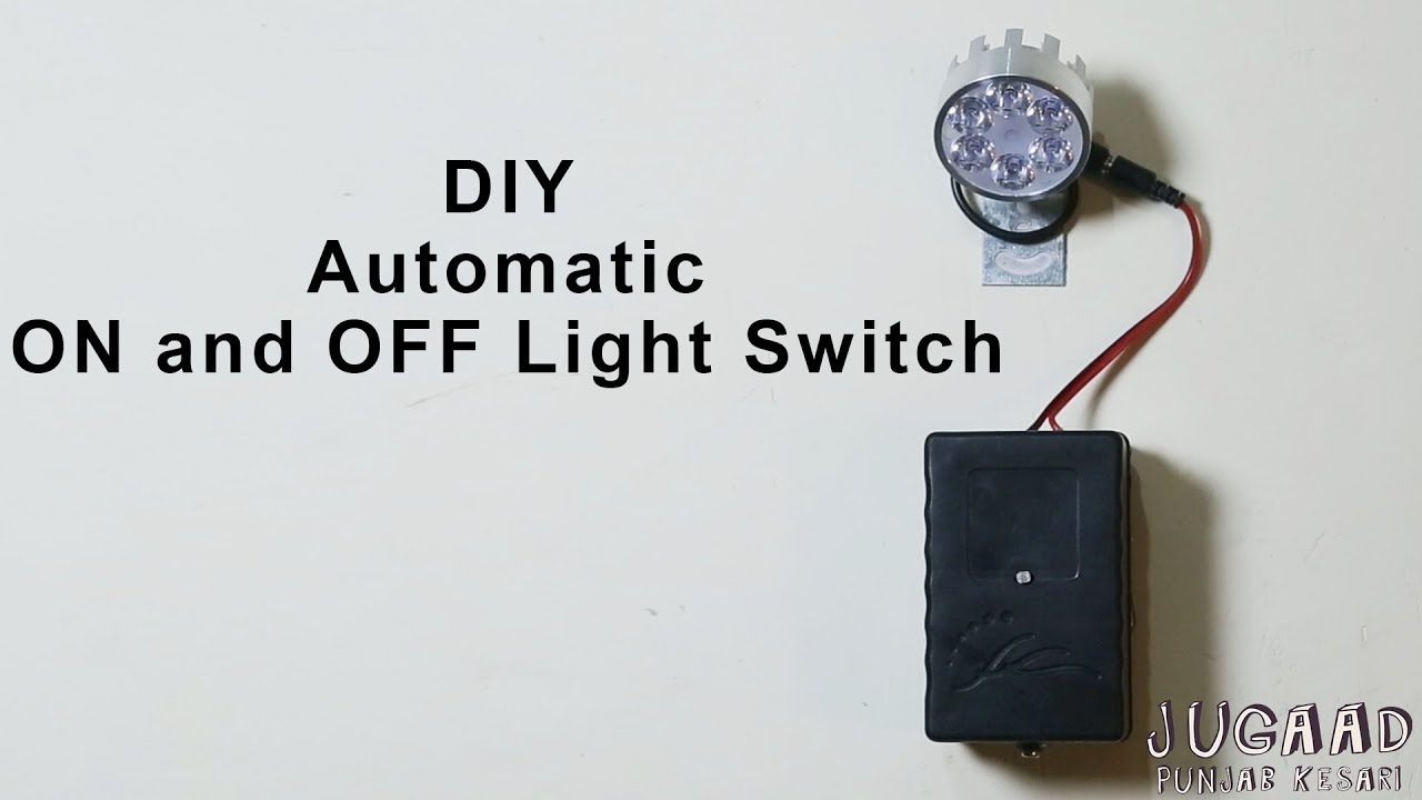 Diy Automatic On And Off Light Switch Youtube