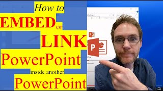[HOW TO] EMBED or LINK a PowerPoint Inside Another PowerPoint Presentation
