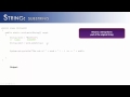 String Part 3: substring (Java)