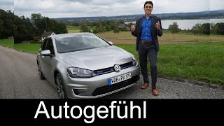 Volkswagen VW Golf GTE 2015 Plugin-Hybrid test drive review of the "blue GTI" - Autogefühl