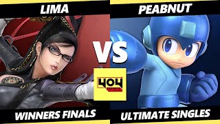 4o4 Weekly 35 WINNERS FINALS - Lima (Bayonetta) Vs. Peabnut (Mega Man) Smash Ultimate - SSBU