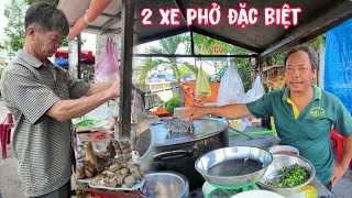 Đây là 2 xe phở độc lạ nhất miền tây 1 xe khổng lồ và 1 xe có 2 nồi nước lèo độc lạ | Long Xuyên TV