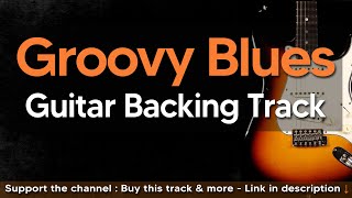 Smooth Groovy Blues Guitar Backing Track Jam in D