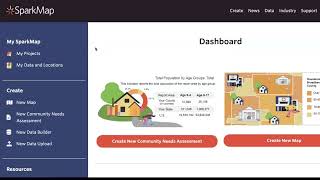 How to Use the Draw My Area Tool in SparkMap's Community Needs Assessment