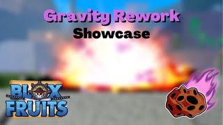 FULL Reworked Gravity Showcase + Combo | Blox Fruits