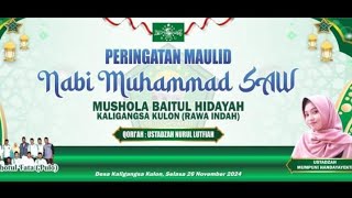 MUMPUNI II MAULID NABI MUHAMMAD SAW. MUSHOLLA BAITUL HIDAYAH KALIGANGSA KULON - BREBES 26 NOV 2024